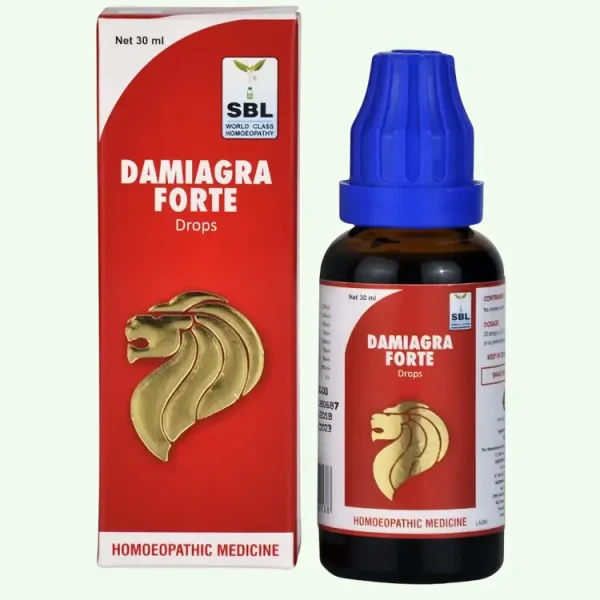 SBL Damiagra Forte Drop Uses & Benefits in Hindi: लाभ, उपयोग, खुराक, नुकसान, सावधानियां, और जानकारी