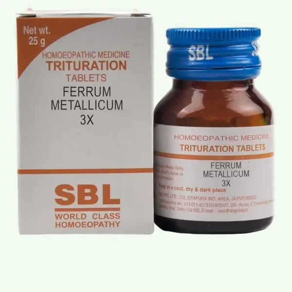 SBL Ferrum Metallicum In Hindi